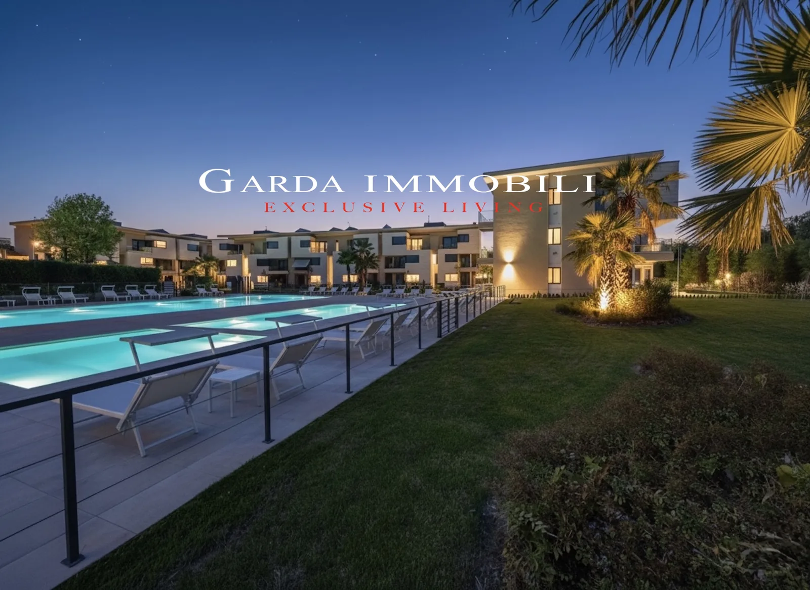Residence Katya 2 — Piscina al tramonto